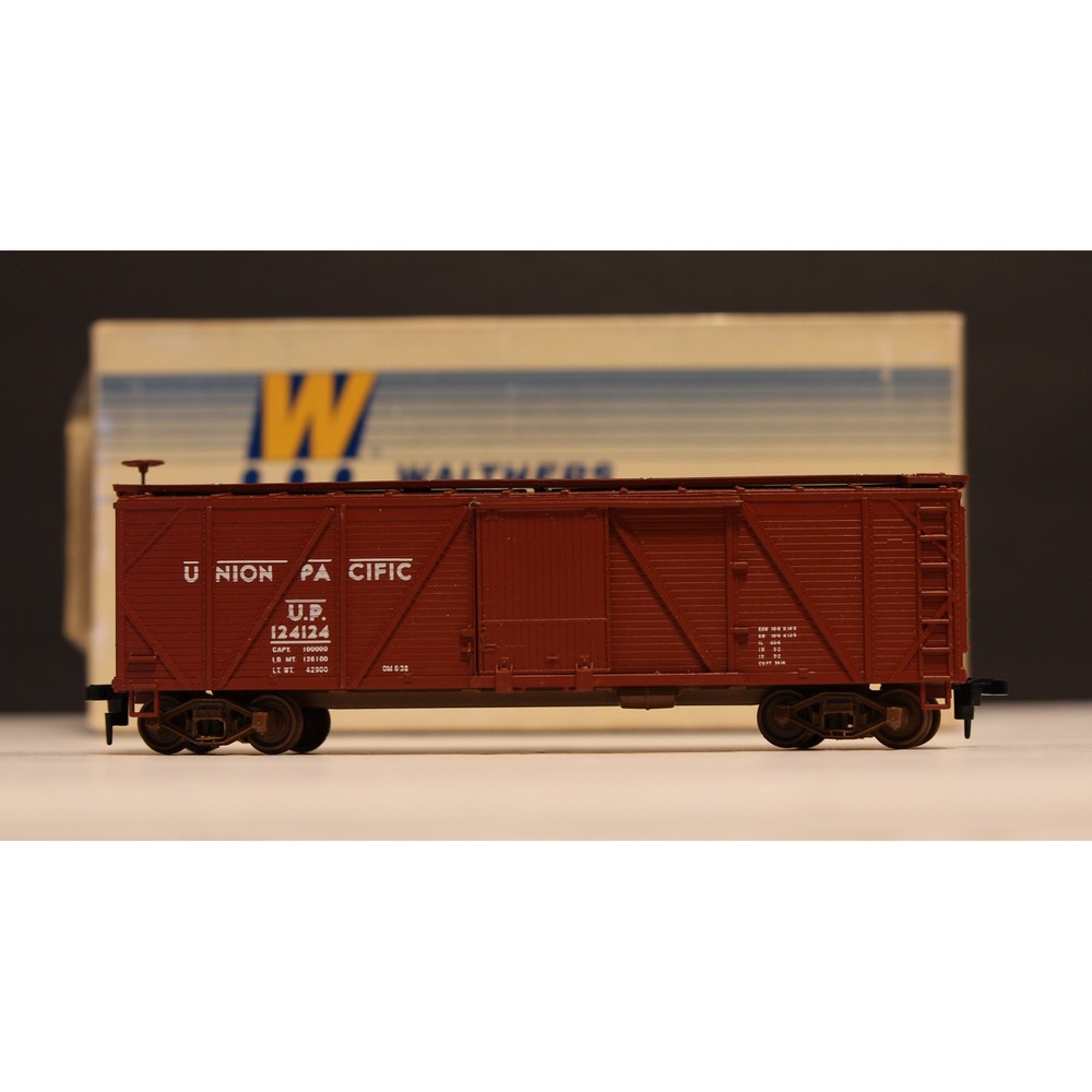 HO Walthers 40' SS Wood Box W/Braced Ends Union Pacific Pre-Owned 90's 932-2657